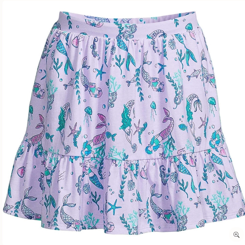 Lands' End Girls Tiered Twirl Skort -  - Girls SkoSize Large